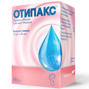 Купить: Отипакс 15 мл капли ушные