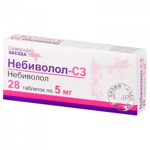Купить Небиволол-СЗ 5 мг 28 шт таблетки