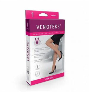 Купить: Venoteks чулки 1 класс компрессии размер L Артикул 1C205 бежевые зимние