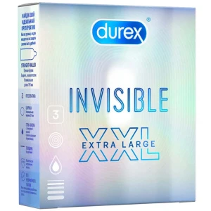 Купить Durex Invisible 3 шт презервативы ультра тонкие XXL