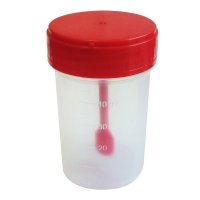 Купить: Контейнер 60 мл для сбора биоматериалов стер с лопаткой стерильный