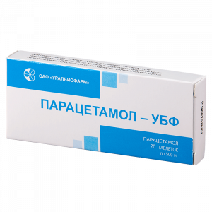 Купить: Парацетамол-УБФ таблетки 500мг №20