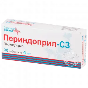 Купить Периндоприл-СЗ 4 мг 30 шт таблетки