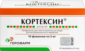 Купить: Кортексин 5 мг 10 шт лиофилизат для приготовления раствора для внутримышечного введения флакон