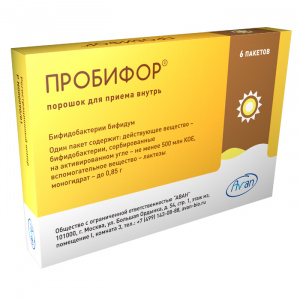 Купить: Пробифор 500 млн КОЕ 6 шт порошок для приема внутрь пакетики