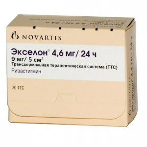 Купить: Экселон 4,6 мг/24 ч 30 шт трансдермальная терапевтическая система