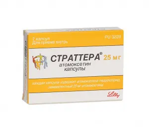 Купить Страттера 25 мг 7 шт капсулы