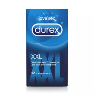 Купить: Durex XXL презервативы увеличенного размера 12 шт.