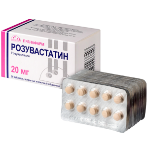 Купить: Розувастатин 20 мг 90 шт таблетки покрытые пленочной оболочкой