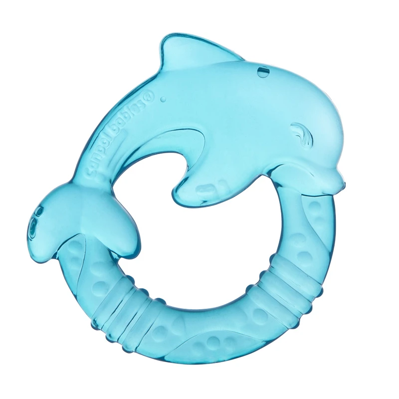 Купить Canpol babies 1 шт прорезыватель для зубов водный охлаждающий дельфин голубой с 3 месяцев