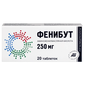 Купить: Фенибут 250 мг 20 шт таблетки