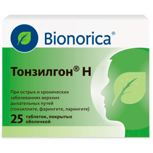 Купить: Тонзилгон Н 25 шт таблетки покрытые оболочкой