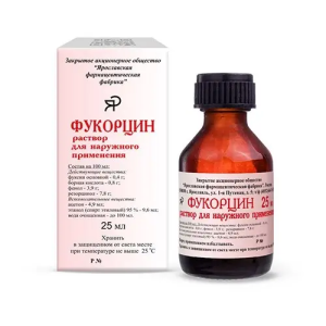 Купить: Фукорцин р-р наруж 25мл