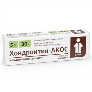 Купить: Хондроитин-Акос 5% 30 г мазь