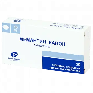 Купить Мемантин-Канон 10 мг 30 шт таблетки покрытые пленочной оболочкой
