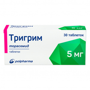 Купить Тригрим 5 мг 30 шт таблетки