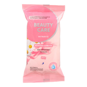 Купить: BC beauty care 20 шт салфетки для интимной гигиены экстрактом ромашки и молочной кислоты