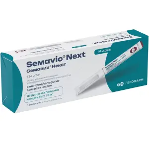 Купить Семавик Некст 1 мг/доз 3 мл 1 шт раствор для подкожного введения шприц-ручка + иглы 4 шт