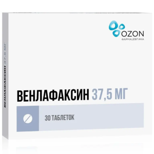 Купить: Венлафаксин таб ппо 37,5мг №30
