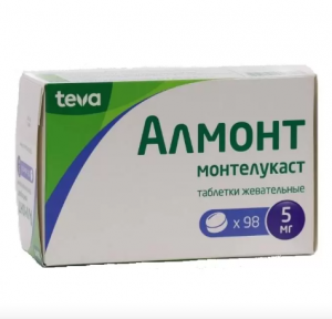 Купить: Алмонт 5 мг 98 шт таблетки жевательные