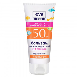 Купить: Ева Сан бальзам для загара для детей 150мл SPF 50