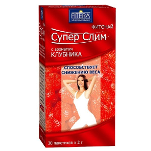 Купить: Фиточай Супер Слим  2г №20 земляника