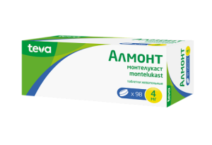 Купить: Алмонт 4 мг 98 шт таблетки жевательные