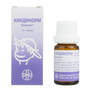Купить: Киндинорм гранулы гомеопат фл 20г