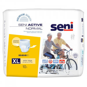 Купить: Seni Active Normal подгузники-трусы р.XL №10 (5,5 капель)