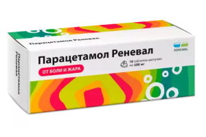 Купить: Парацетамол Реневал 500 мг 10 шт таблетки шипучие