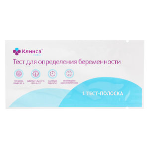 Купить: Тест на беременность Клинса 1 шт