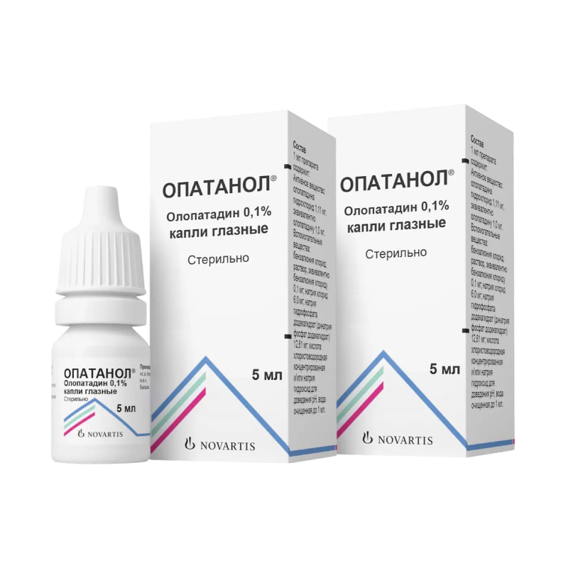 Купить Набор 2 уп. Опатанол 0,1% 5 мл капли
