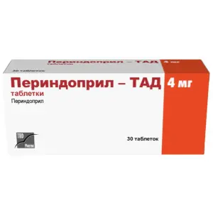 Купить Периндоприл-ТАД 4 мг 30 шт таблетки