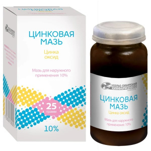 Купить: Цинковая 10% 25 г мазь