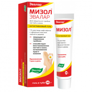 Купить: Мизол Эвалар 1 % 30 г гель антигрибковый