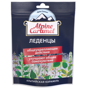Купить: Alpine Caramel Альпийская карамель 75 г леденцы