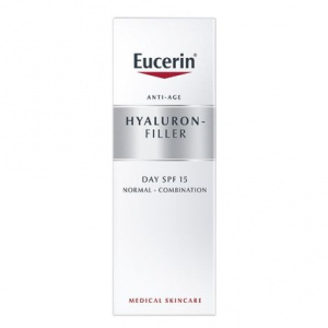 Купить: Eucerin Hyaluron-Filler крем дневной 50мл для нормальной и комбинированной кожи Spf15