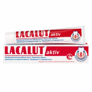 Купить Lacalut Aktiv 75 мл зубная паста