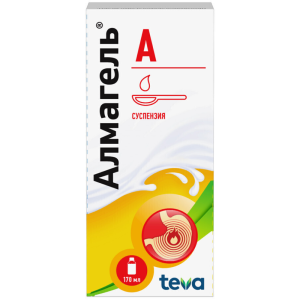 Купить: Алмагель А 170 мл суспензия для внутреннего применения флакон