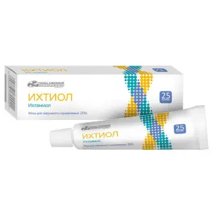 Купить Ихтиоловая мазь 10% 25 г для наружного применения