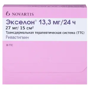 Купить Экселон 13,3 мг/24 ч 30 шт трансдермальная терапевтическая система