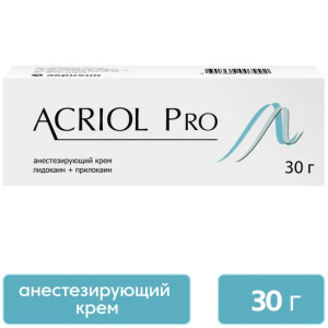 Купить: Акриол Про 2,5% + 2,5% 30 г крем для местного и наружного применения