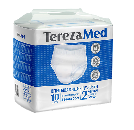 Купить TerezaMed 10 шт трусы-подгузники размер М