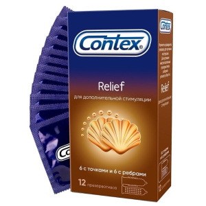 Купить Contex Relief презервативы 2 вида 12 шт.