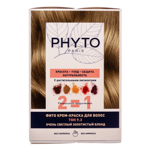 Купить: Phytosolba Phyto Color 2 шт краска для волос очень светлый золотистый блонд оттенок 9.3