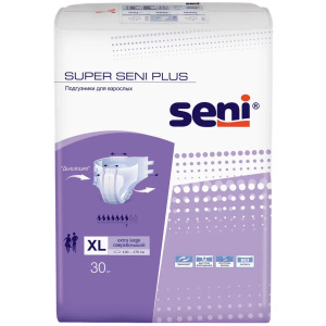 Купить: Seni Super Plus подгузники 30 шт размер XL 7 капель