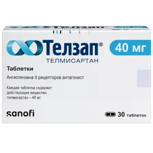 Купить Телзап 40 мг 30 шт таблетки