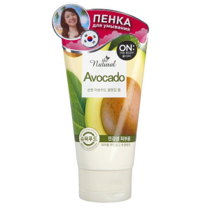 Купить: ON The Body Natural Avocado 120 г пенка для умывания с маслом авокадо и фруктовыми экстрактами