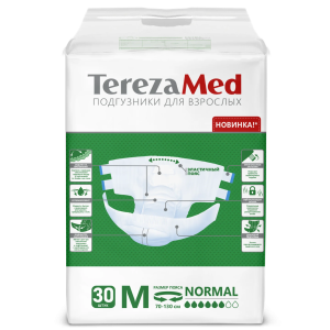Купить: TerezaMed Medium Normal 30 шт подгузники для взрослых размер M