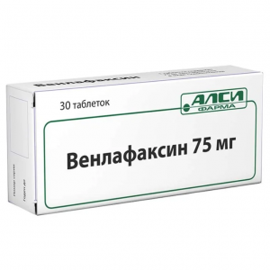 Купить: Венлафаксин-Алси 75 мг 30 шт таблетки